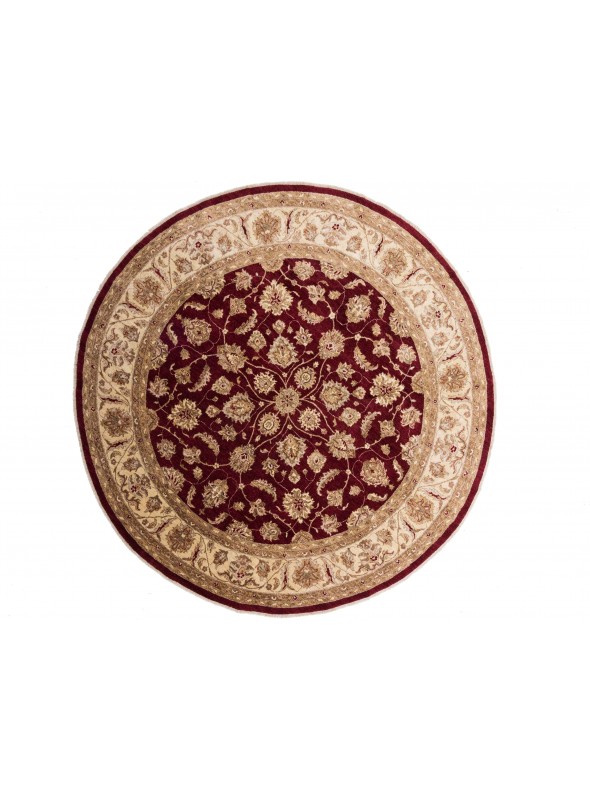 Teppich Chobi-rund Rot 300x300 cm Afghanistan - 100