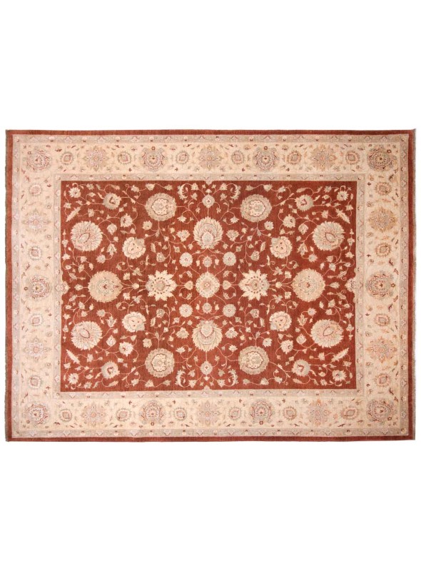 Teppich Chobi Rot 250x320 cm Afghanistan - 100% Hochlandschurwolle