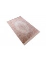 Teppich Ghom Seide Beige 100x150 cm Iran - 100% Naturseide