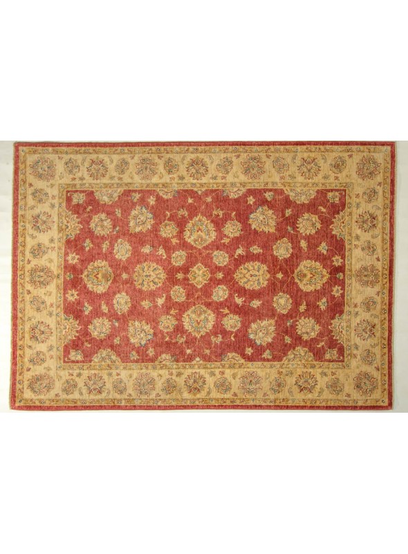 Teppich Chobi Rot 180x250 cm Afghanistan - 100% Hochlandschurwolle