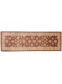 Teppich Chobi Rot 80x240 cm Afghanistan - 100% Hochlandschurwolle