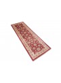 Teppich Chobi Rot 80x240 cm Afghanistan - 100% Hochlandschurwolle