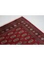 Teppich Buchara Rot 150x240 cm Pakistan - 100% Schurwolle