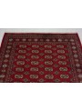 Teppich Buchara Rot 150x240 cm Pakistan - 100% Schurwolle