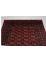 Teppich Buchara Rot 150x250 cm Pakistan - 100% Schurwolle