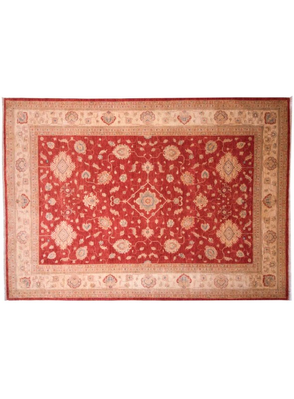 Teppich Chobi Beige 240x350 cm Afghanistan - 100% Hochlandschurwolle