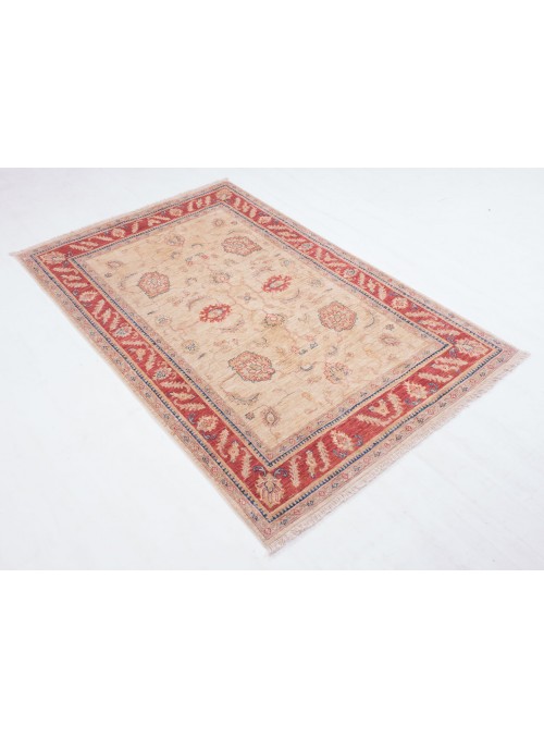 Teppich Chobi Braun 120x180 cm Afghanistan - 100% Hochlandschurwolle