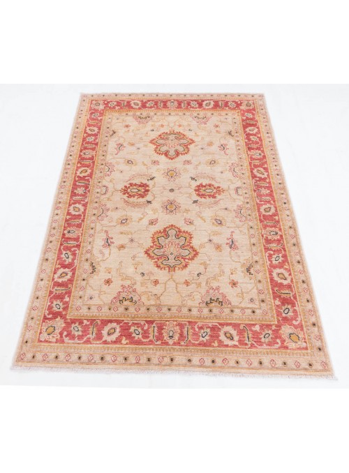 Teppich Chobi Rot 120x170 cm Afghanistan - 100% Hochlandschurwolle