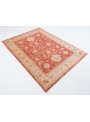 Teppich Chobi Rot 150x190 cm Afghanistan - 100% Hochlandschurwolle