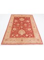 Teppich Chobi Rot 150x200 cm Afghanistan - 100% Hochlandschurwolle