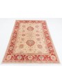 Teppich Chobi Rot 150x200 cm Afghanistan - 100% Hochlandschurwolle