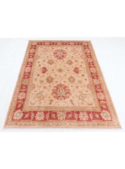 Carpet Chobi Beige 150x200 cm Afghanistan - 100% Highland wool