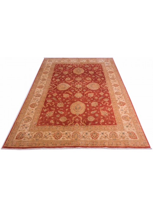 Teppich Chobi Rot 210x300 cm Afghanistan - 100% Hochlandschurwolle