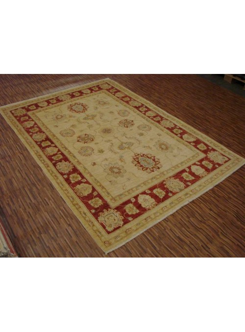 Teppich Chobi Beige 170x230 cm Afghanistan - 100% Hochlandschurwolle