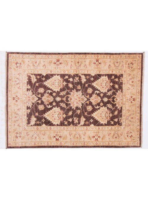 Teppich Chobi Beige 100x150 cm Afghanistan - 100% Hochlandschurwolle