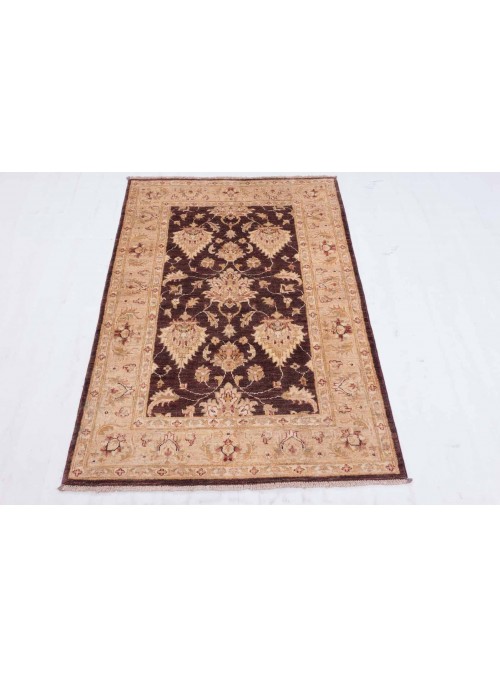 Teppich Chobi Beige 100x150 cm Afghanistan - 100% Hochlandschurwolle