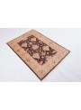 Teppich Chobi Beige 100x150 cm Afghanistan - 100% Hochlandschurwolle