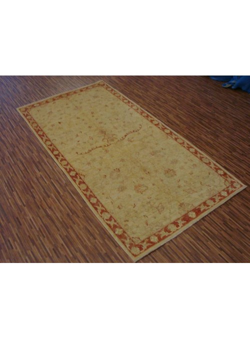 Carpet Chobi Beige 110x200 cm Afghanistan - 100% Highland wool