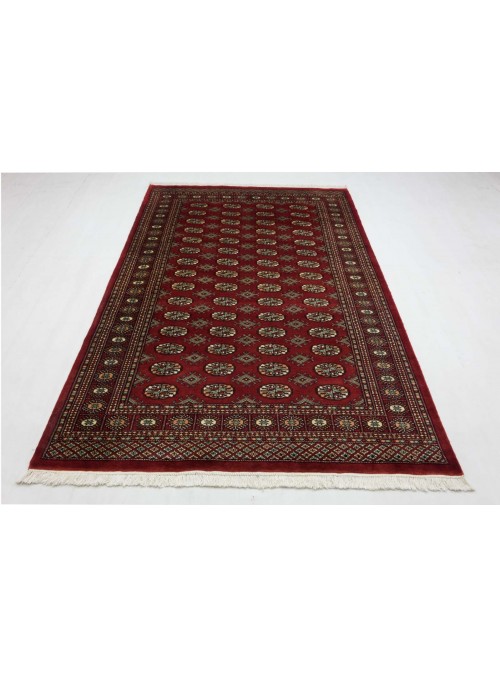 Teppich Buchara Rot 160x240 cm Pakistan - 100% Schurwolle