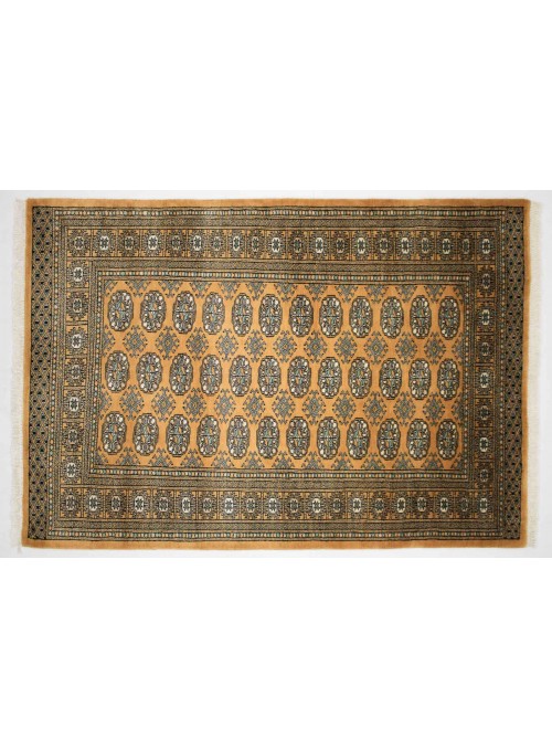 Teppich Buchara Orange 130x180 cm Pakistan - 100% Schurwolle