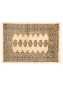 Teppich Buchara Beige 80x120 cm Pakistan - 100% Schurwolle