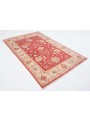 Teppich Chobi Rot 100x150 cm Afghanistan - 100% Hochlandschurwolle