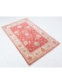 Teppich Chobi Rot 100x150 cm Afghanistan - 100% Hochlandschurwolle