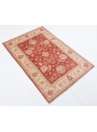 Teppich Chobi Rot 100x150 cm Afghanistan - 100% Hochlandschurwolle