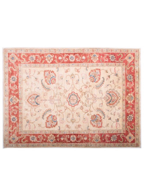 Teppich Chobi Rot 110x140 cm Afghanistan - 100% Hochlandschurwolle