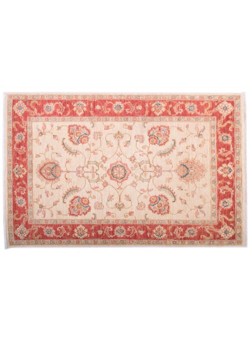 Teppich Chobi Rot 100x150 cm Afghanistan - 100% Hochlandschurwolle