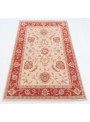 Teppich Chobi Rot 100x150 cm Afghanistan - 100% Hochlandschurwolle