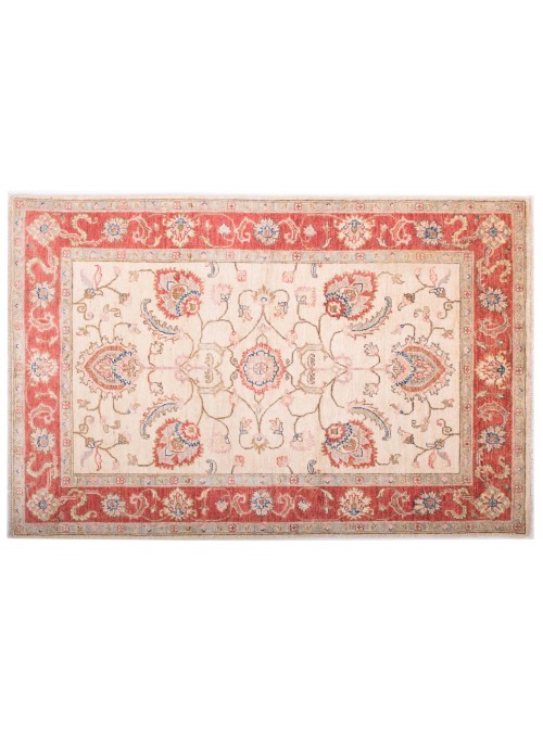 Teppich Chobi Beige 100x150 cm Afghanistan - 100% Hochlandschurwolle