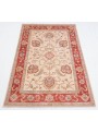 Teppich Chobi Beige 100x150 cm Afghanistan - 100% Hochlandschurwolle