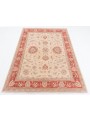 Teppich Chobi Beige 150x190 cm Afghanistan - 100% Hochlandschurwolle