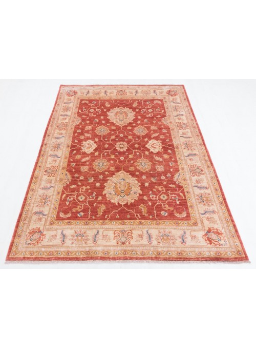 Carpet Chobi Red 150x200 cm Afghanistan - 100% Highland wool