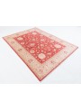 Teppich Chobi Rot 150x190 cm Afghanistan - 100% Hochlandschurwolle