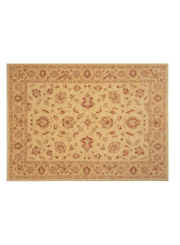 Teppich Chobi Beige 180x240 cm Afghanistan - 100% Hochlandschurwolle