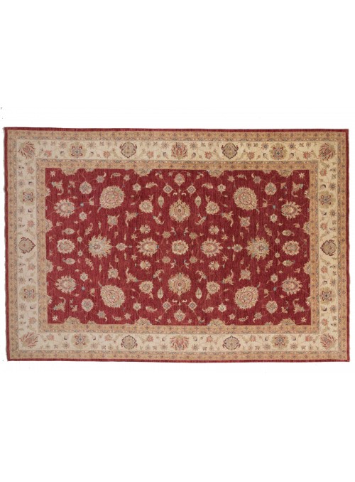 Teppich Chobi Rot 250x370 cm Afghanistan - 100% Hochlandschurwolle