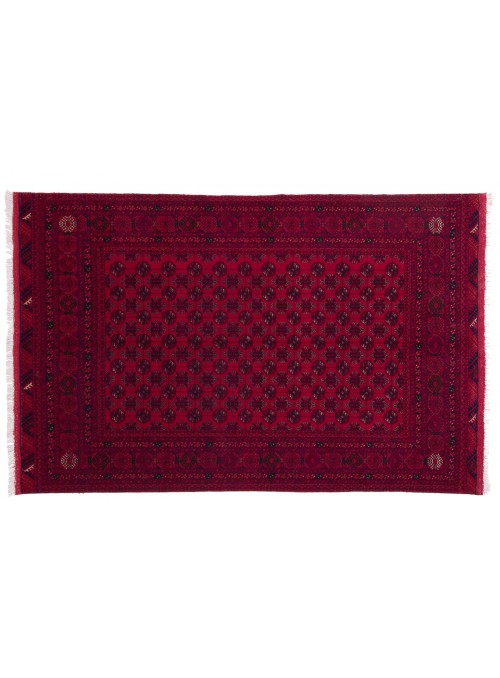 Teppich Afghan Rot 130x190 cm Afghanistan - 100% Schurwolle