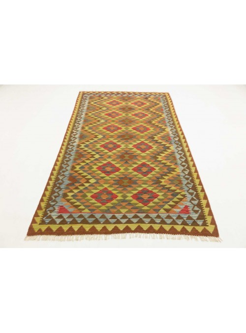Teppich Kelim Maimana New Mehrfarbig 150x250 cm Afghanistan - 100% Schurwolle