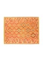Teppich Kelim Maimana New Mehrfarbig 200x300 cm Afghanistan - 100% Schurwolle