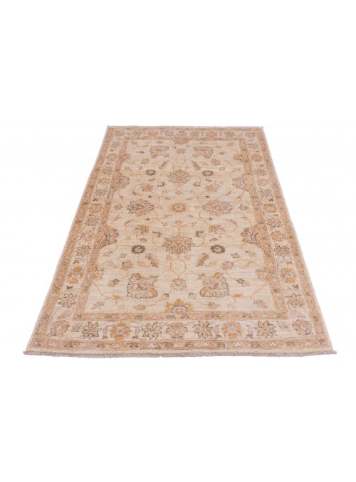 Teppich Chobi Beige 120x180 cm Afghanistan - 100% Hochlandschurwolle