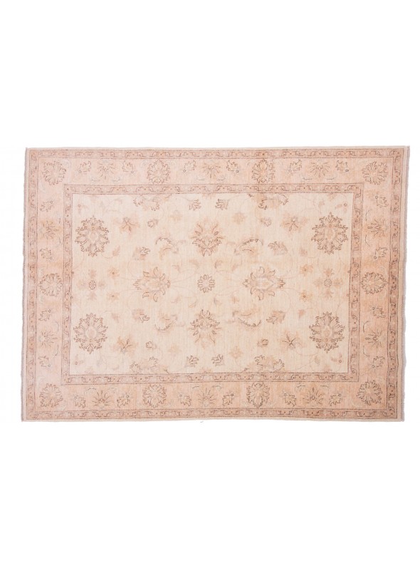 Teppich Chobi Beige 150x210 cm Afghanistan - 100% Hochlandschurwolle