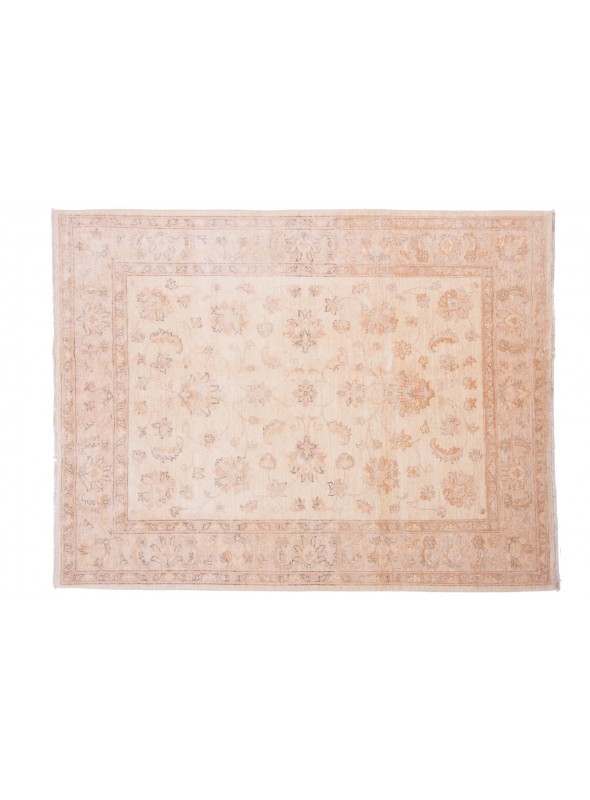 Teppich Chobi Beige 150x200 cm Afghanistan - 100% Hochlandschurwolle