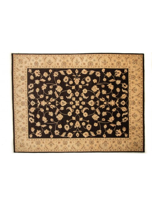 Teppich Chobi Schwarz 280x360 cm Afghanistan - 100% Hochlandschurwolle