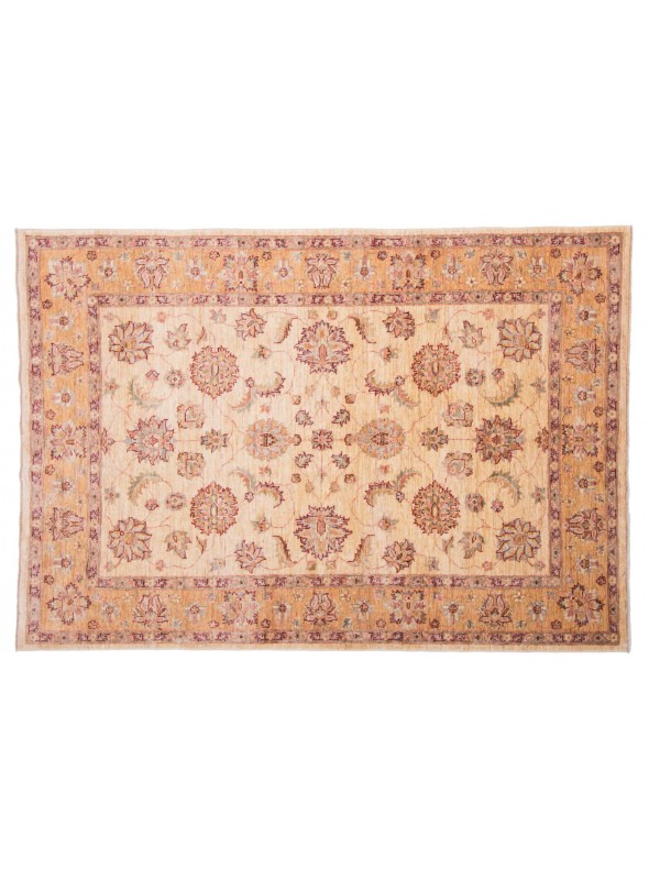 Carpet Chobi Beige 150x210 cm Afghanistan - 100% Highland wool