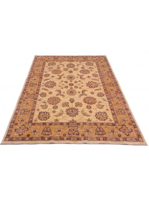 Carpet Chobi Beige 150x210 cm Afghanistan - 100% Highland wool