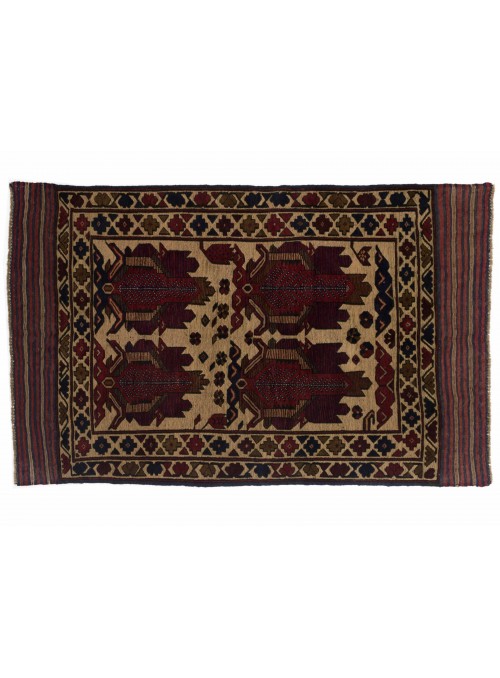 Teppich Golbarjasta Mehrfarbig 120x190 cm Afghanistan - Schurwolle