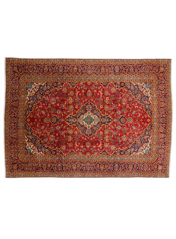 Carpet Keshan Red 280x390 cm Iran - 100% Wool