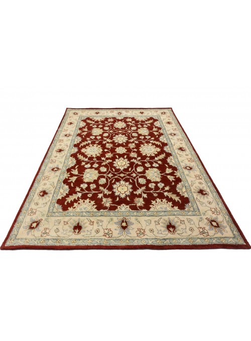 Teppich Handgetufteter Teppich Rot 240x300 cm Indien - 100 % Schurwolle